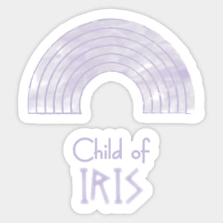 Child of Iris – Percy Jackson inspired design Sticker